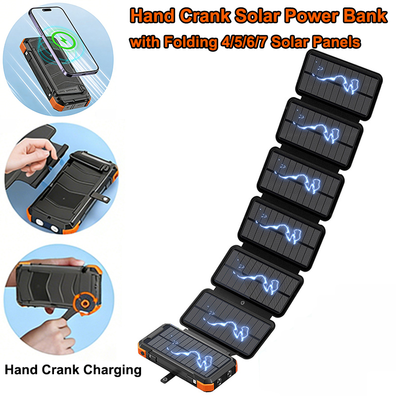 Xiaomi Outdoor Power Supply - 20000mAh Hand Crank Solar Power Bank