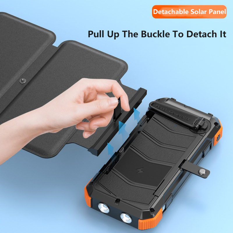 20000mAh Hand Crank Solar Powe - đánh giá và giá Xiaomi Outdoor Power Supply