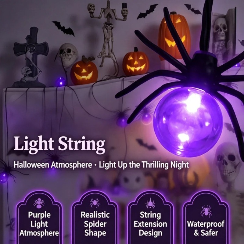 Battery Powered Spider LED Str - đánh giá và giá Outdoor Power Lights