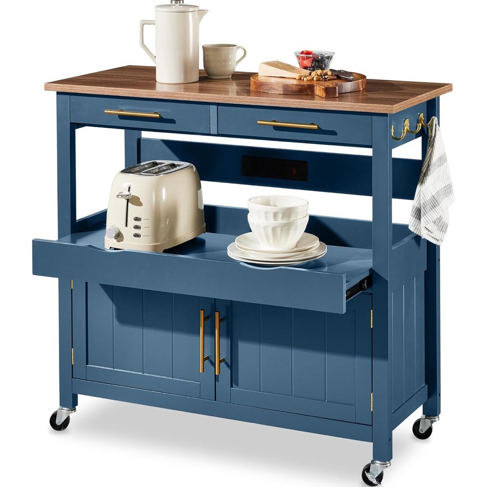 36in Large Rolling Kitchen Isl - đánh giá và giá Outdoor Power Wheels