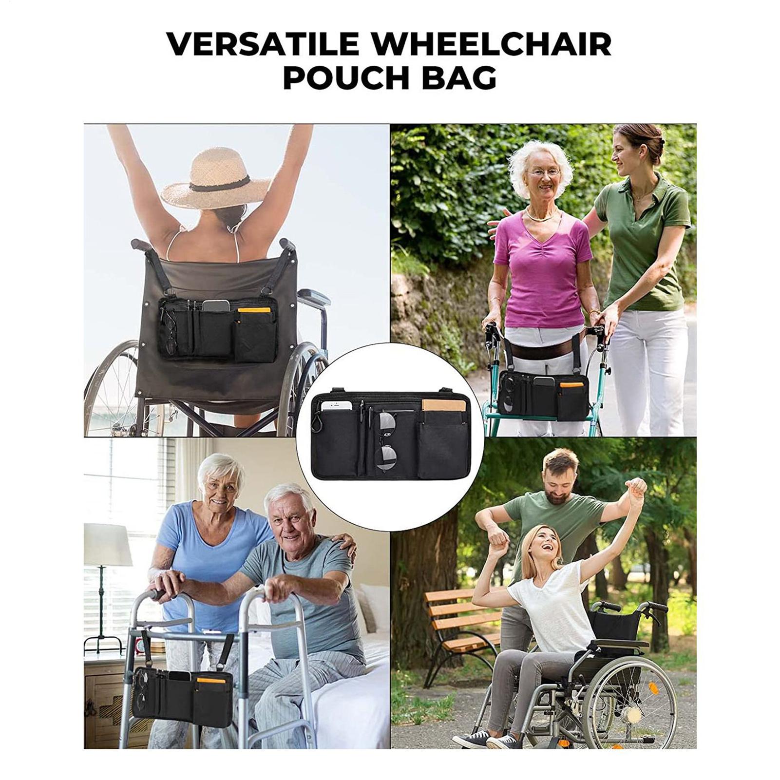 Wheelchair Side Bag Travel Pou - đánh giá và giá Outdoor Power Wheelchair