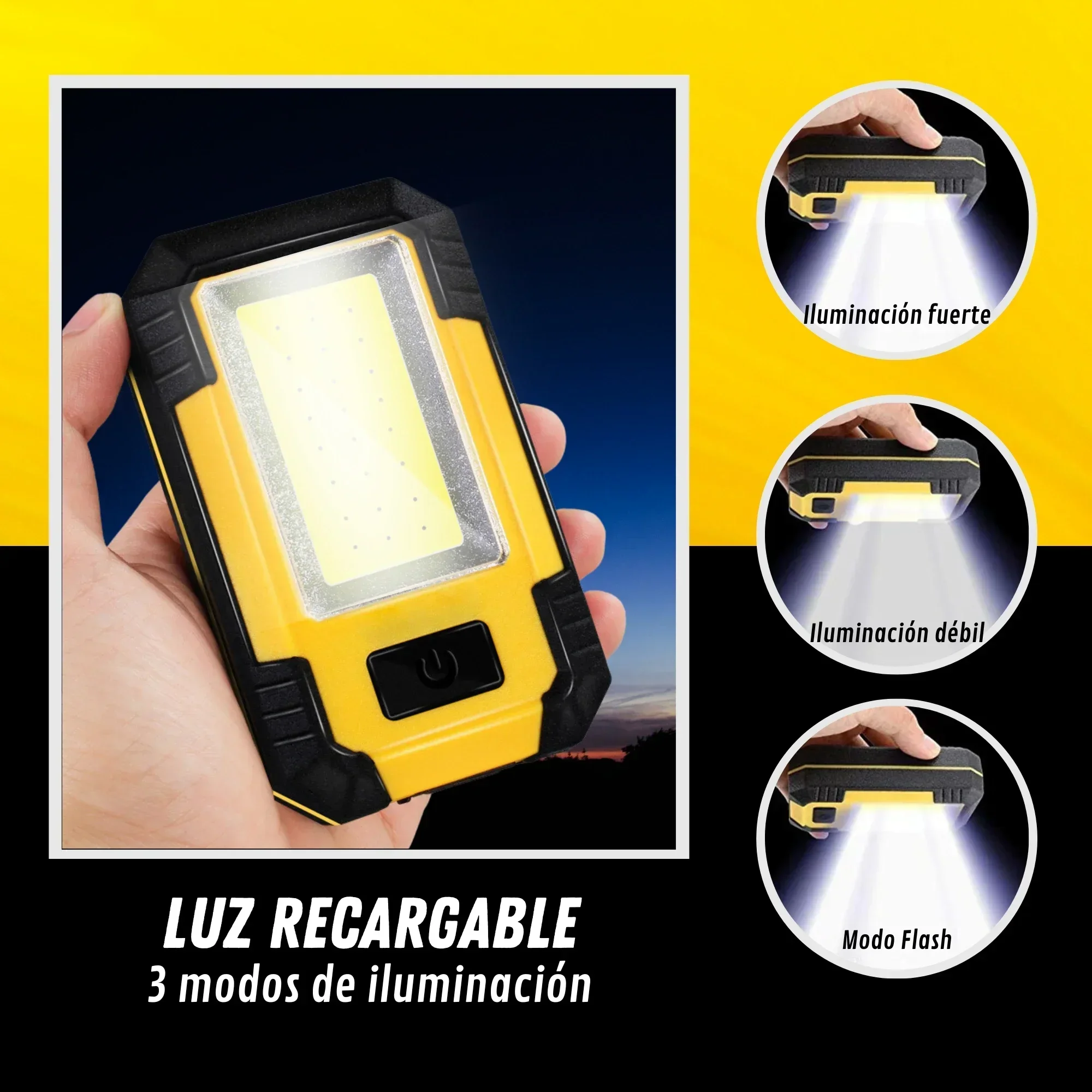Rechargeable 4000MaH Work Ligh - đánh giá và giá Outdoor Power Lights