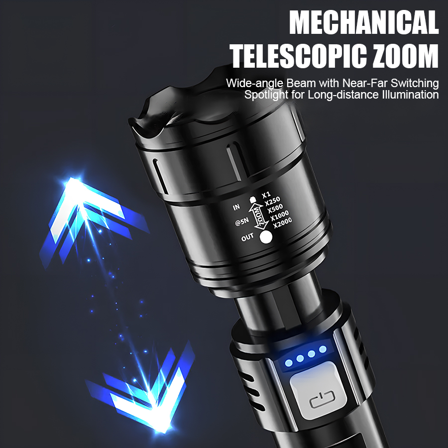 High Power P50 LED Flashlight  - đánh giá và giá Outdoor Power Lights