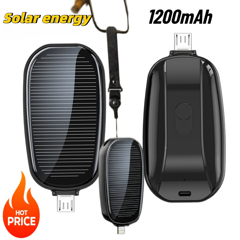 1200mAh Solar Mini Power Bank  - đánh giá và giá Xiaomi Outdoor Power Supply
