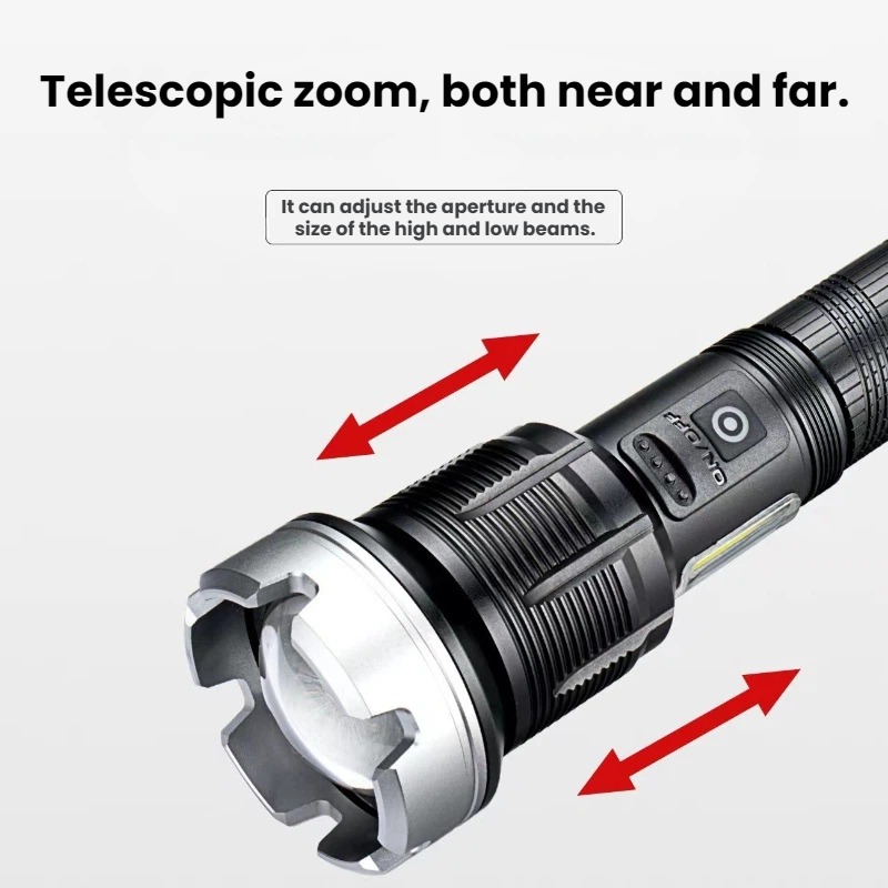 High-power LED Flashlight Tele - đánh giá và giá Outdoor Power Meter